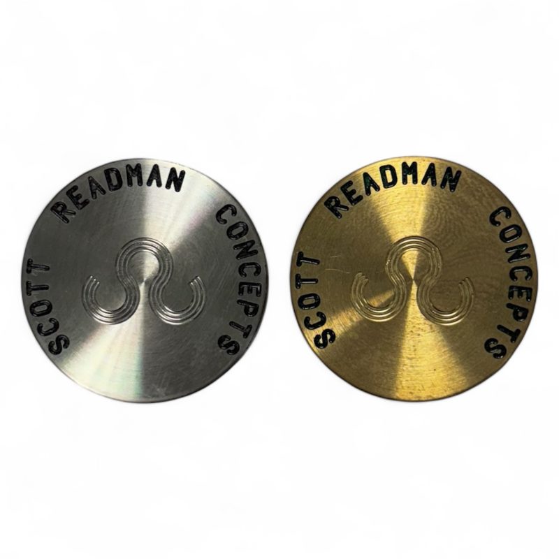 Peace, love and happiness ball markers