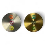 Peace, love and happiness golf ball markers